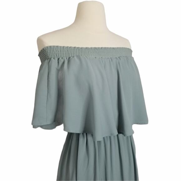 Show Me Your Mumu Hacienda Maxi Dress in Silver Sage size XXSmall NWT - Picture 6 of 8